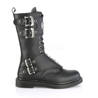 Mid Calf Combat Boots Bolt-345 (Unisex)