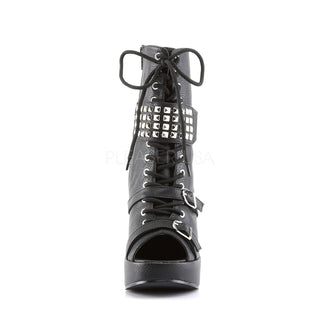 peep toe punk boots