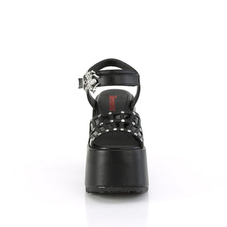 Camel-17 Spider Buckle Platform Sandals