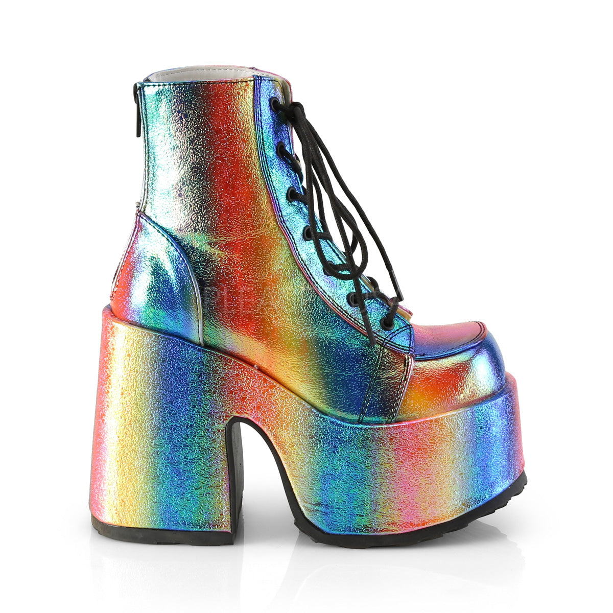 rainbow platform boots