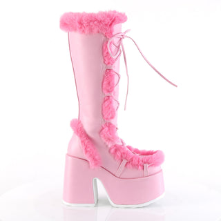 Winter is Coming Baby Pink Fury Boots