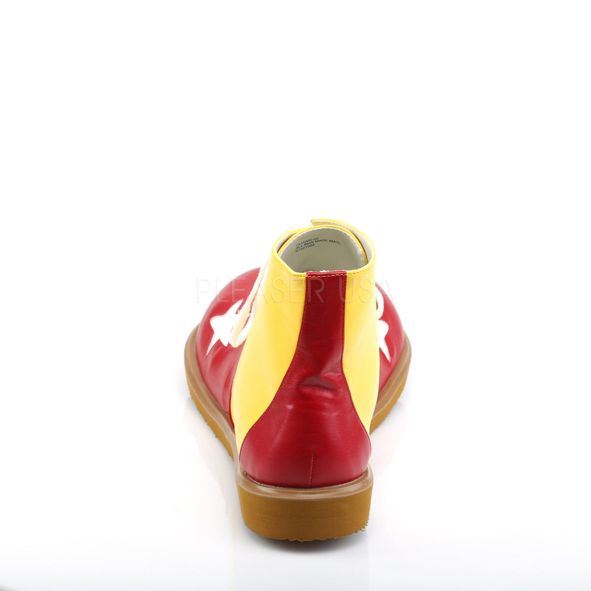 Yellow and Red Clown Shoes