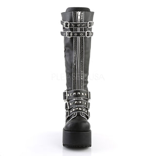 Knee high punk boots