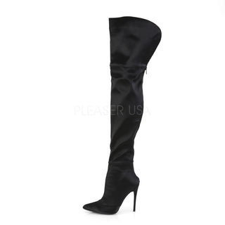 Serpentine Satin Boots