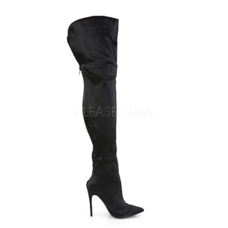 Serpentine Satin Boots