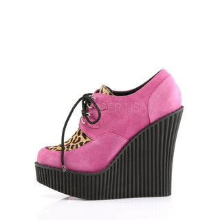 Wedge Heel Leopar Print Creepers