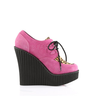 Wedge Heel Leopar Print Creepers
