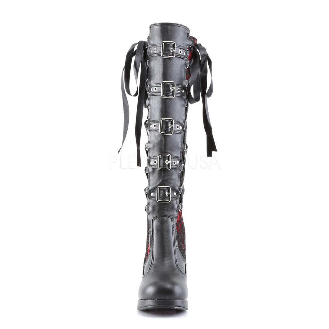 Demonia Crypto-106 | Corseted Platform Boots Sale