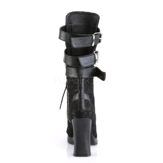 Open Calf Romantic Goth Platform Boots