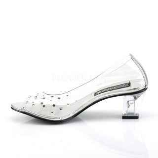 Rhinestone Peep Toe Princess Shoes