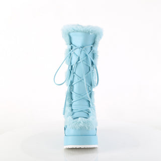 Cubby-311 Furry Comfy Blue Boots