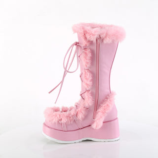Cubby-311 Pink Furry Comfy Boots
