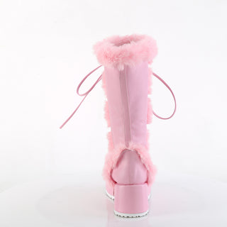 Cubby-311 Pink Furry Comfy Boots