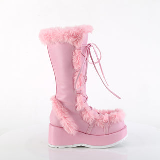 Cubby-311 Pink Furry Comfy Boots