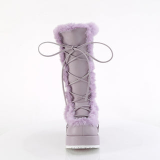 Cubby-311 Lavender Furry Comfy Boots