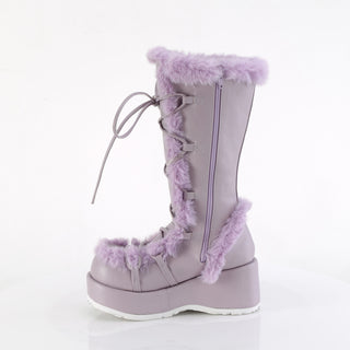 Cubby-311 Lavender Furry Comfy Boots