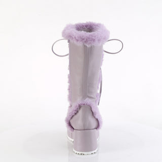 Cubby-311 Lavender Furry Comfy Boots