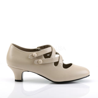 Victorian Granny Shoes Cream