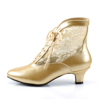 Little Gold Victorian Boots