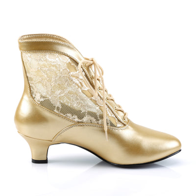 Little Gold Victorian Boots
