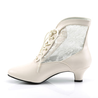 Little Ivory Victorian Boots