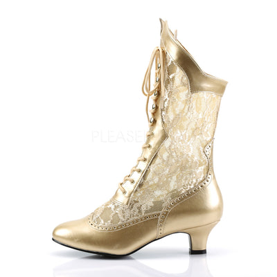 Gold color boots