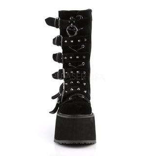 Damned-225 Velvet Platform Boots