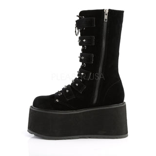 Damned-225 Velvet Platform Boots