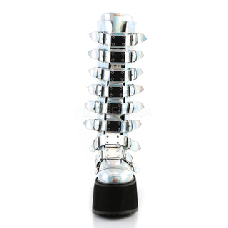 Damned of the Night Boots Silver