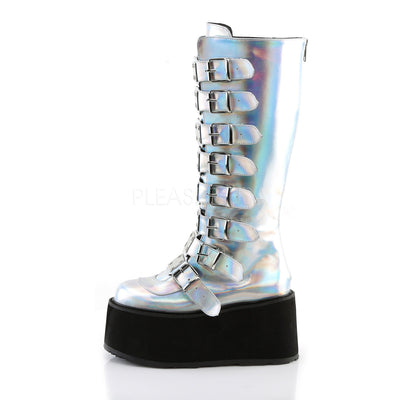 Damned of the Night Boots Silver