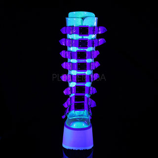Damned of the Night Boots Green UV