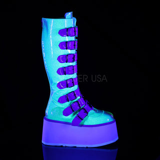 Damned of the Night Boots Green UV