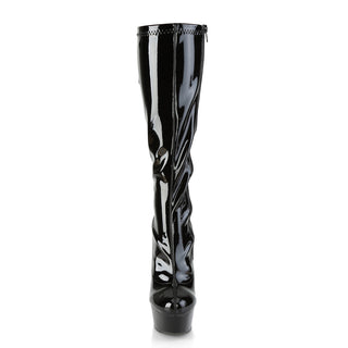 Delight-2029 Lace-up Black Platform Boots