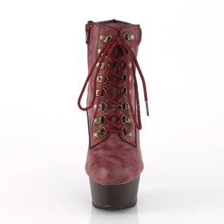 Warm Me Up Burgundy Nubuck Booties