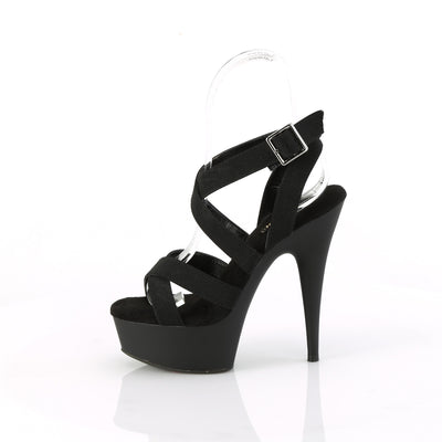 Double Criss Cross Wrap Around Ankle Buckle Platform Sandals Delight-638