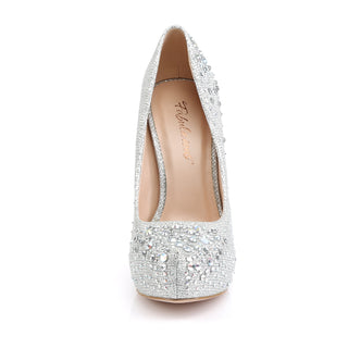 Destiny-06R Cinderella Rhinestone Pumps