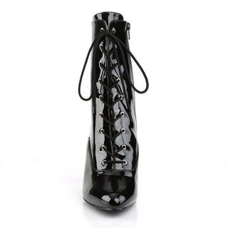 Dream-1020 Black Patent Ankle Boots