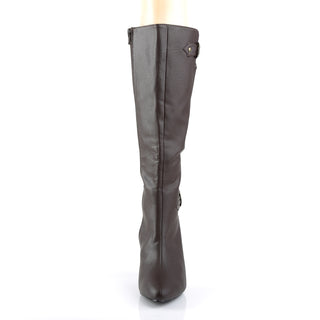 Buckled Brown Knee High Brown Boots