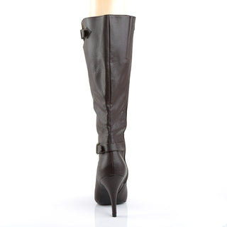 Buckled Brown Knee High Brown Boots