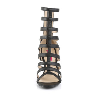 Gladiator Ankle Black PU Boots