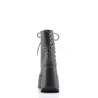 Star Cutout Wedge Platform Ankle Boots