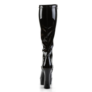 Electra-2000Z Black PA Chunky Heel Platform Boots