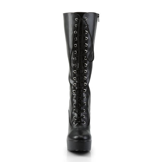 Electra-2020 Black Matte Knee High Boots