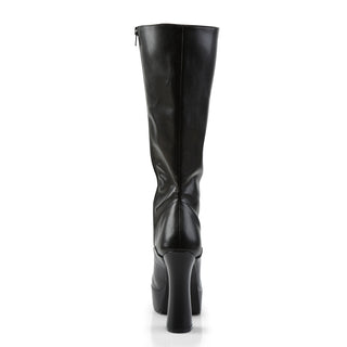 Electra-2020 Black Matte Knee High Boots