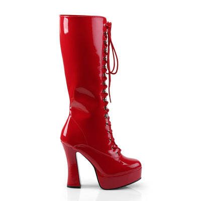 Sexy Electra Knee High Boots Red