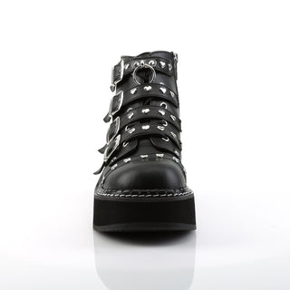 Emily-315 My Little Gothic Hearts Ankle Boots
