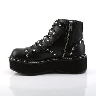 Emily-315 My Little Gothic Hearts Ankle Boots