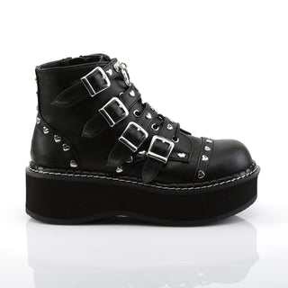 Emily-315 My Little Gothic Hearts Ankle Boots
