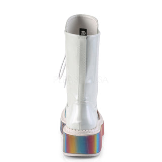 Rainbow Reflective Mid Calf Boots