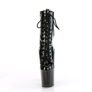 Enchant-1040 Black Patent Pole Boots